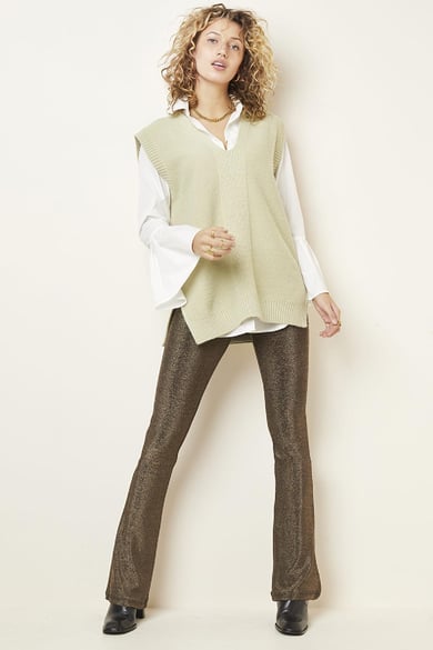 Chaleco cuello en pico Negro One size h5 Imagen3